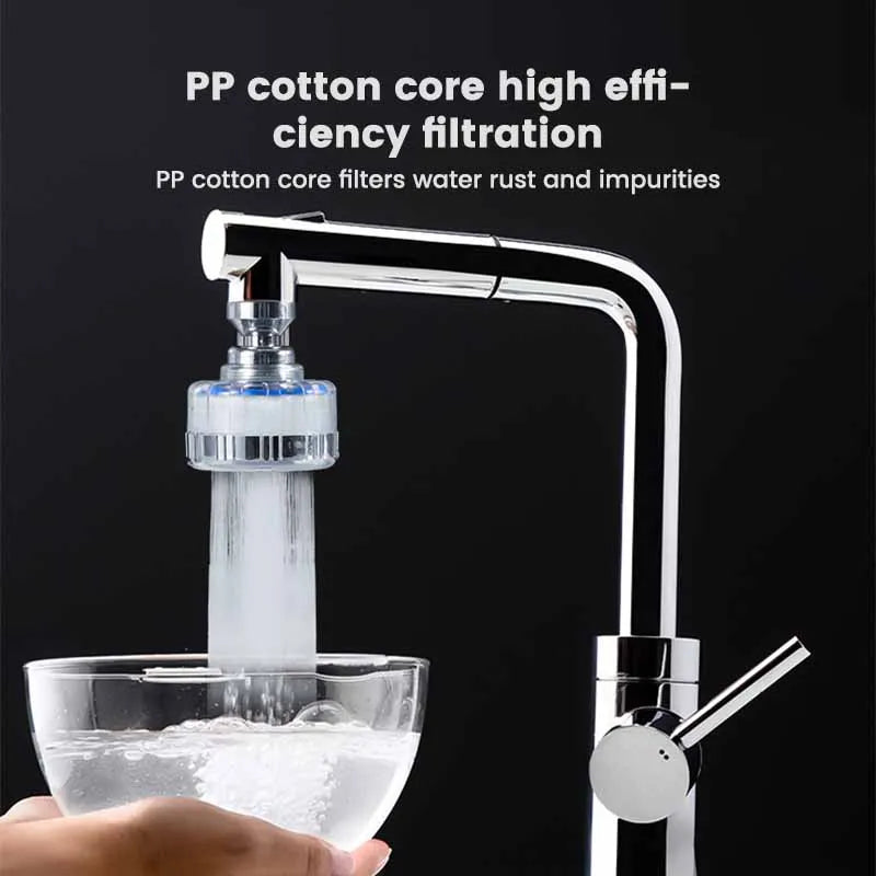 Water Saving Faucet Splash Head PP Cotton Filter Universal Kitchen Tap Adapter Sink Faucet Aerator Nozzle Bathroom Accessories
