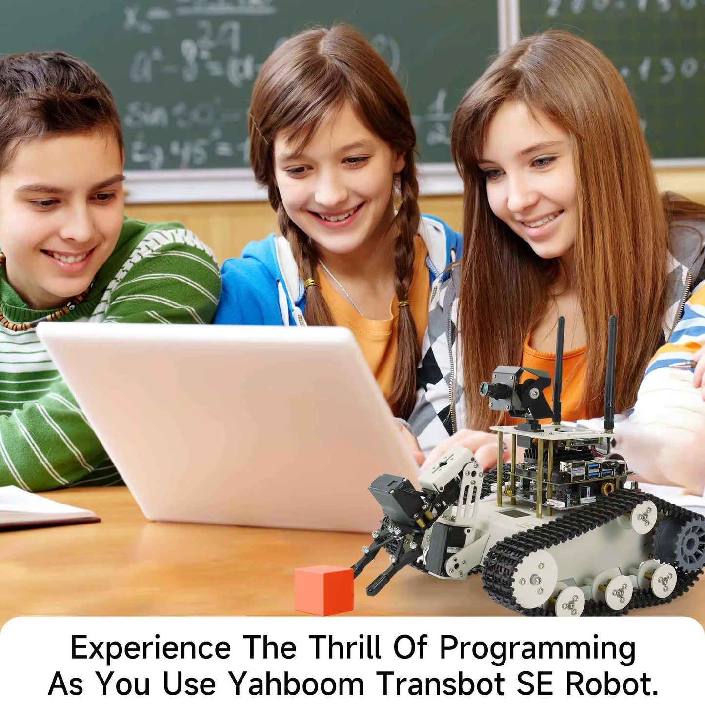 Transbot SE ROS Robot AI Vision Tank Car with 2DOF Camera PTZ Can Moveit Simulation for Jetson NANO B01 and Raspberrypi5