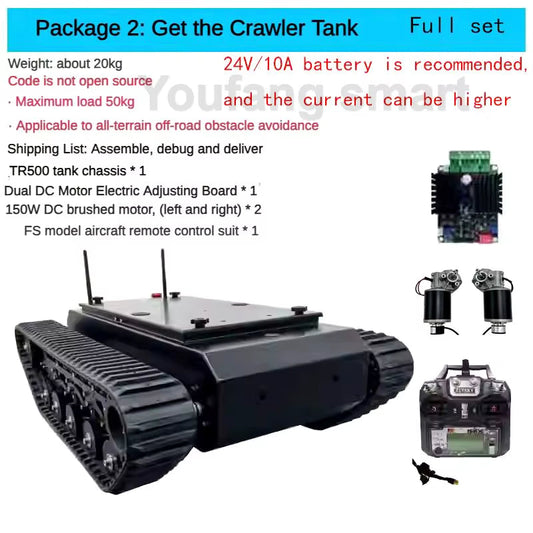 Robot Tank Assistant carrying up to 50KG