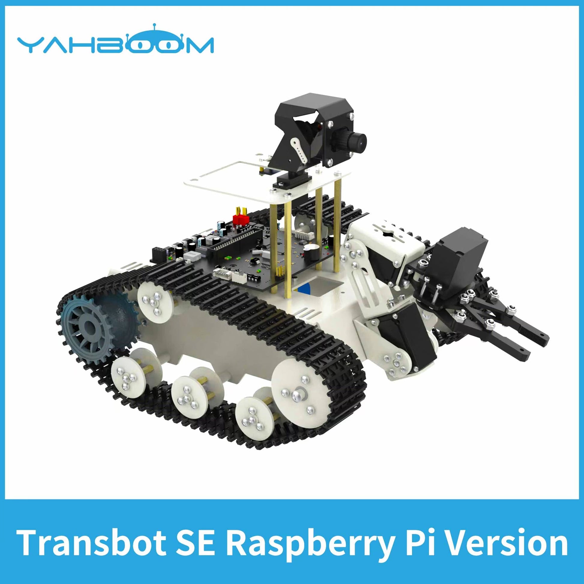Robot AI Vision Tank with 2DOF Camera and Moveit Simulation