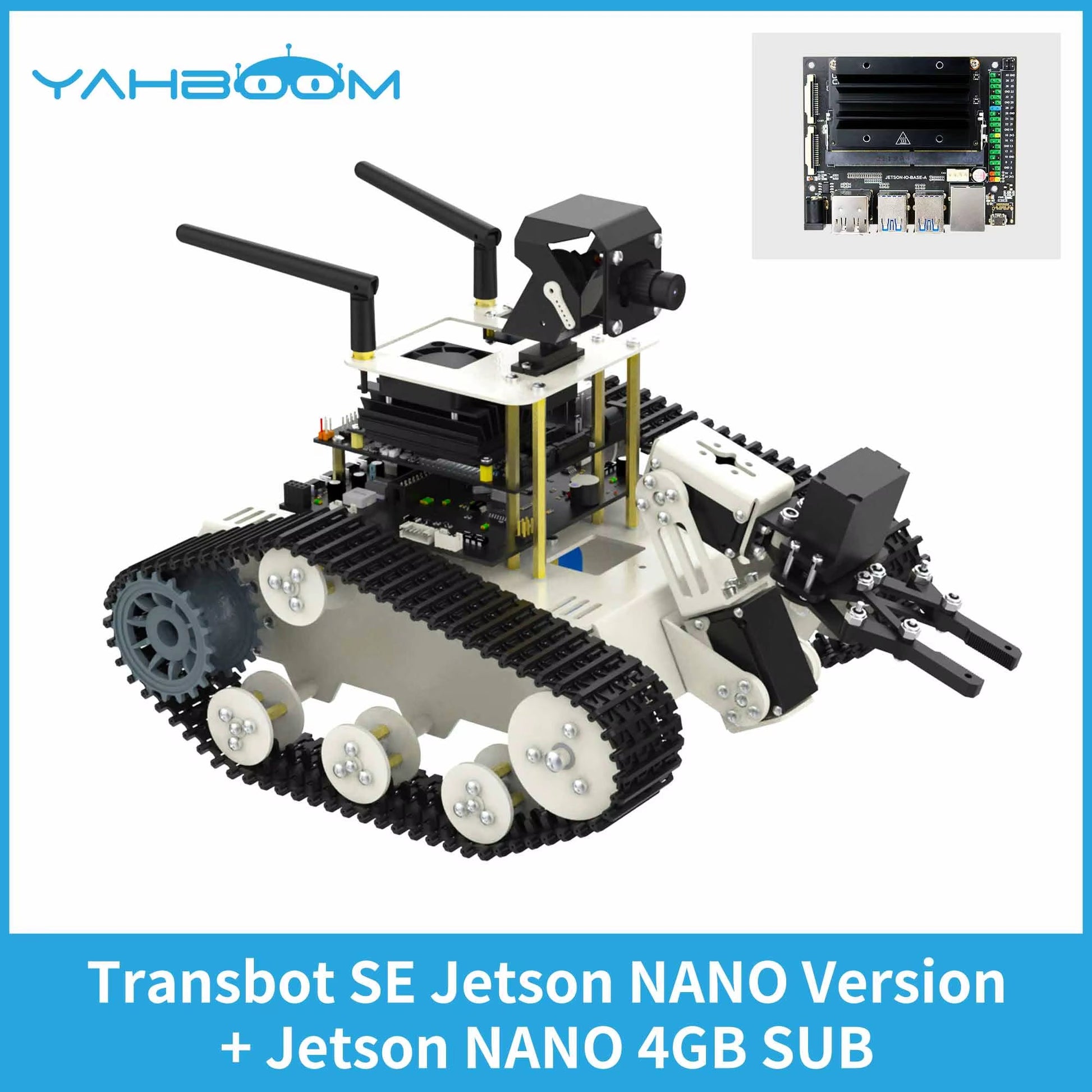 Robot AI Vision Tank with 2DOF Camera and Moveit Simulation