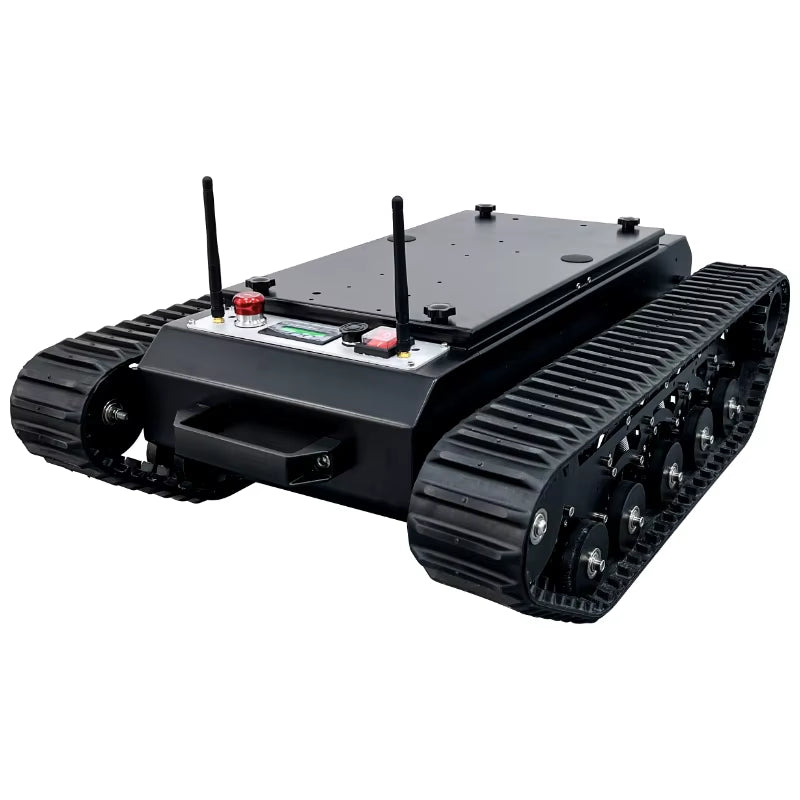 50Kg Load TR500 Tank Car Chassis 8Cm Rubber Track Assembled Shock Absorption Suspension System for STM32 Programmable Robot Kit