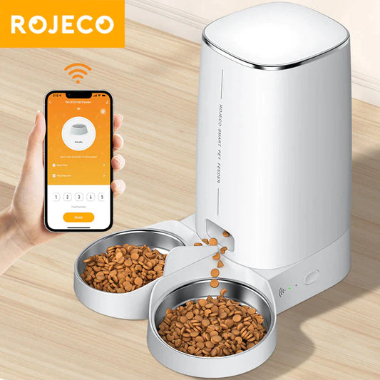 Smart Automatic Pet Feeder for Cats & Dogs