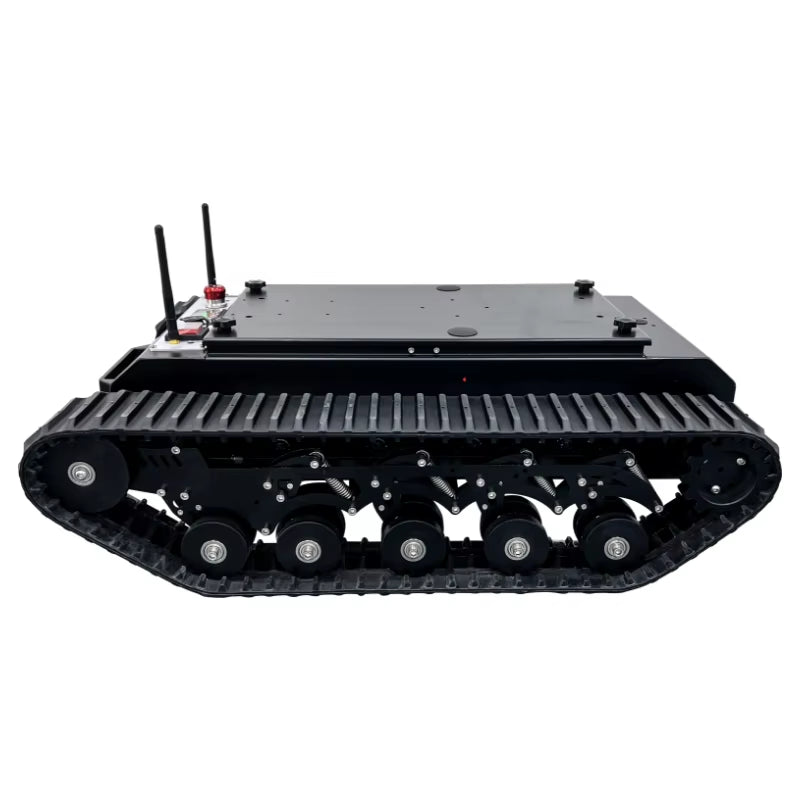 50Kg Load TR500 Tank Car Chassis 8Cm Rubber Track Assembled Shock Absorption Suspension System for STM32 Programmable Robot Kit