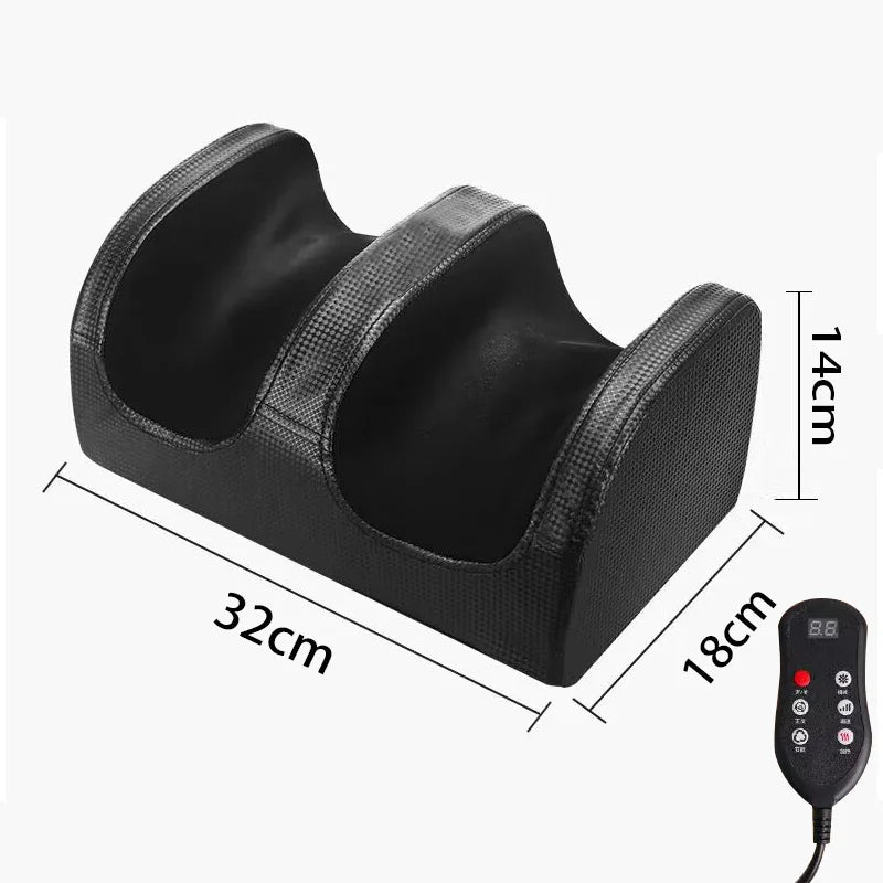 Electric Foot Massage Shiatsu Therapy Relax Health Care Infrared Heating Body Massager Heat Deep Muscles Kneading Roller Salud